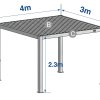 Aura Plus Series Pergola – YDY02