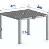 Aura Plus Series Pergola – YDY02