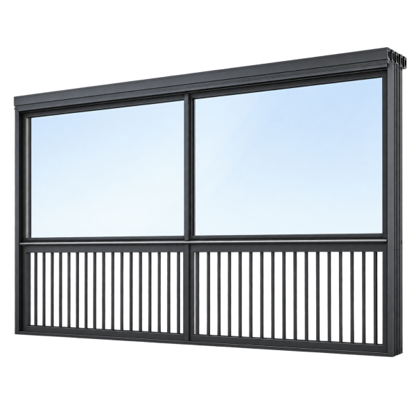 SIX TRACK SUSPENDED  SLIDING WINDOW