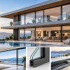 SIX TRACK SUSPENDED  SLIDING WINDOW